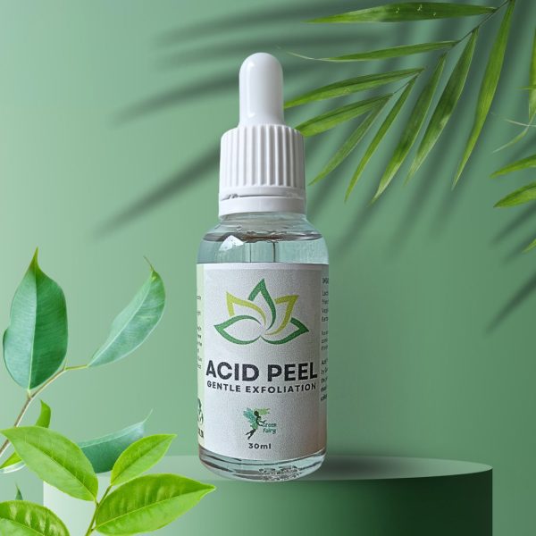 Acid Peel Gentle Exfoliation Pipette bottle front Label