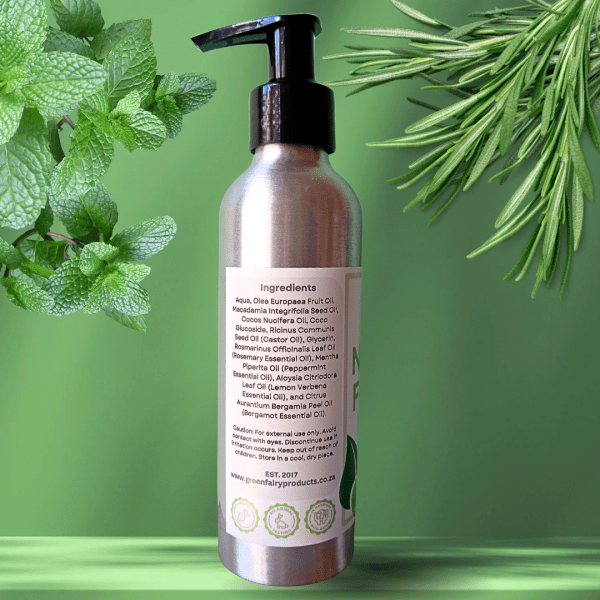 Natura Fusion Shampoo - A blend of botanical oils in a sleek, eco-friendly bottle.